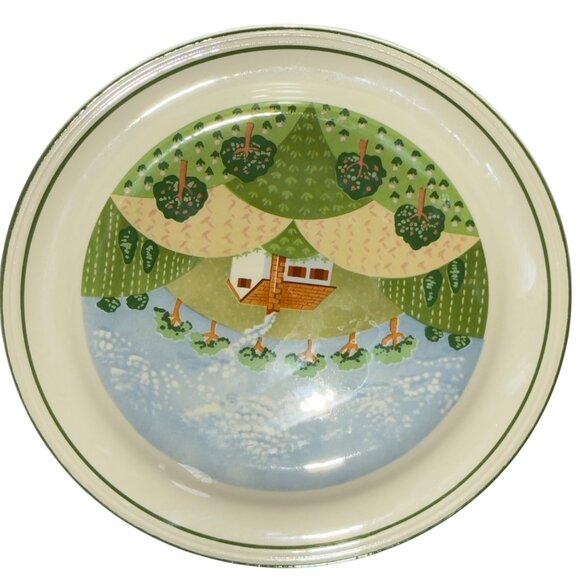 Sangostone Country Cottage Dinner Plates 10.5" Dia. Set Of Four - Picture 10 of 10